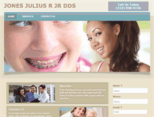 Tablet Screenshot of juliusrjonesdds.com